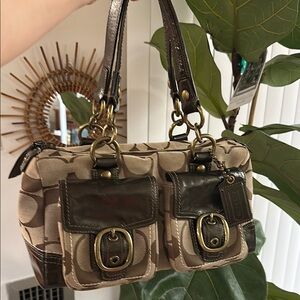 Vintage Coach Signature Satchel